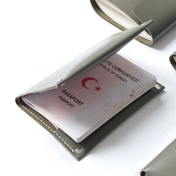 Deri Pasaport Kılıfı