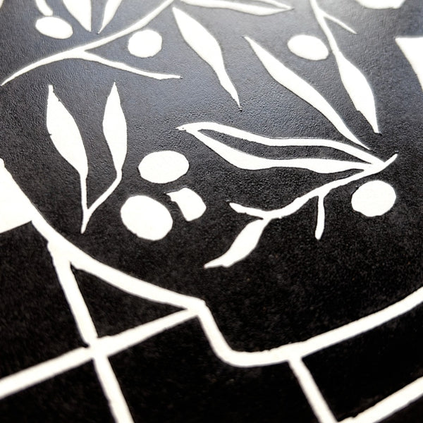 "Olive Bouquet" ✦ siyah